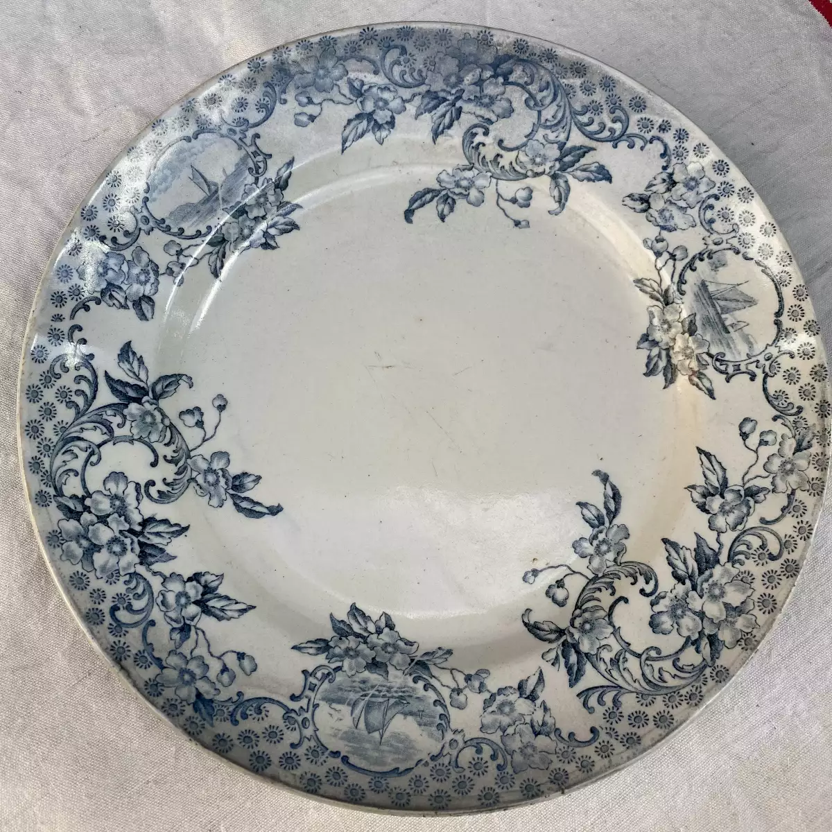 Assiette plate Paimpolais Longchamp