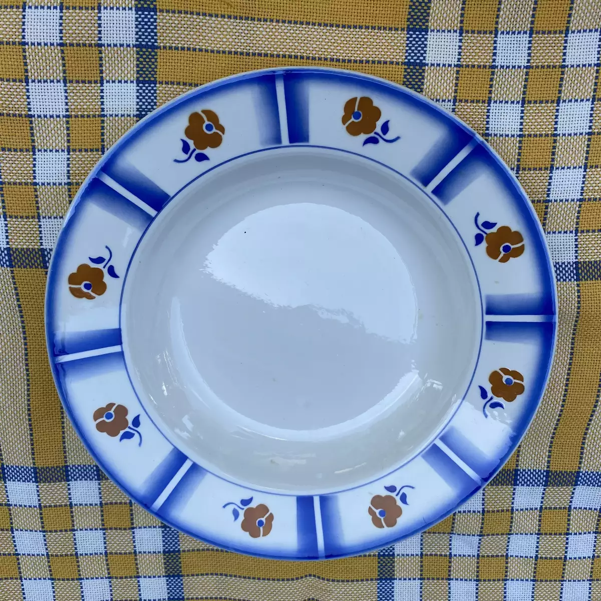 Assiette creuse Arago de Digoin