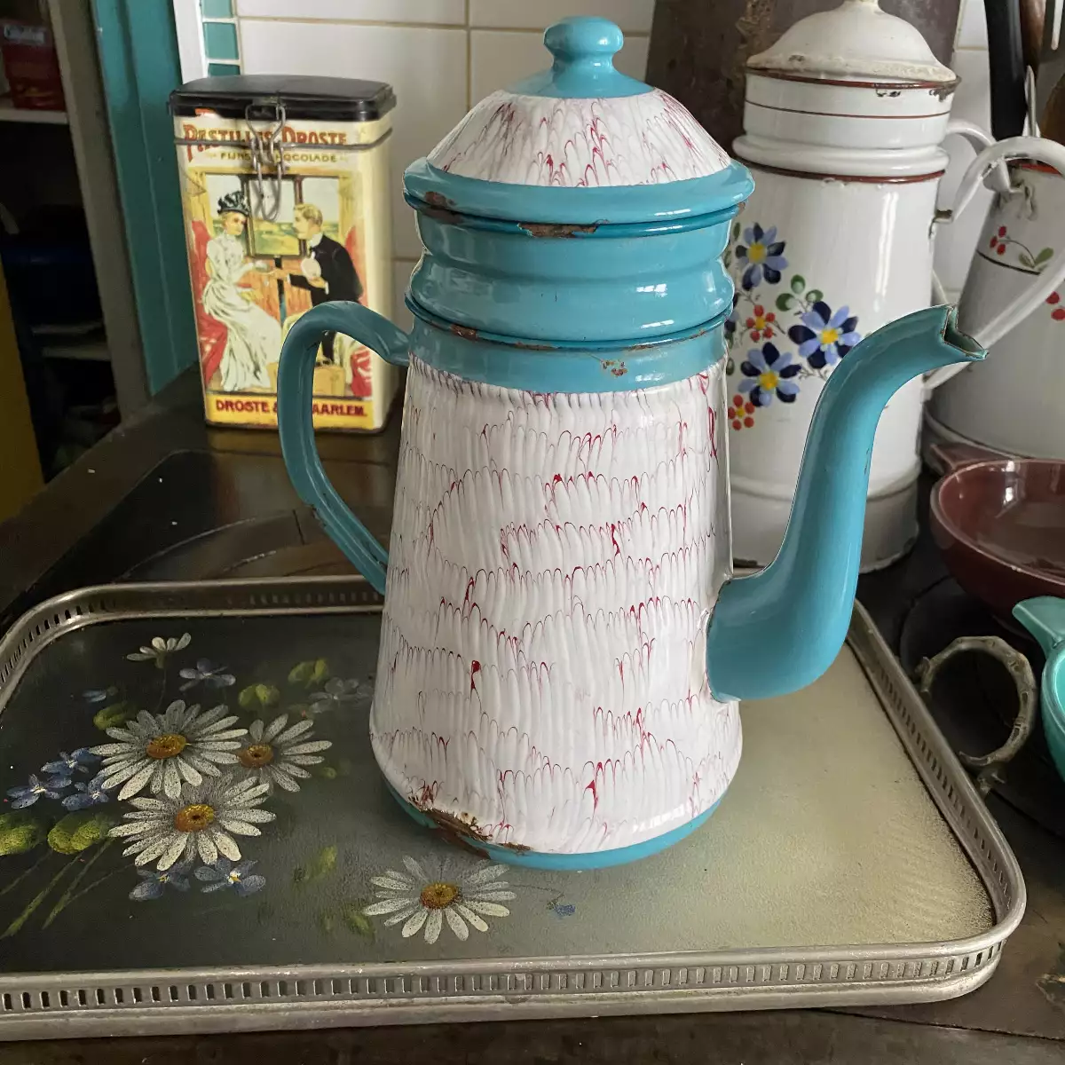 Cafetière émaillée