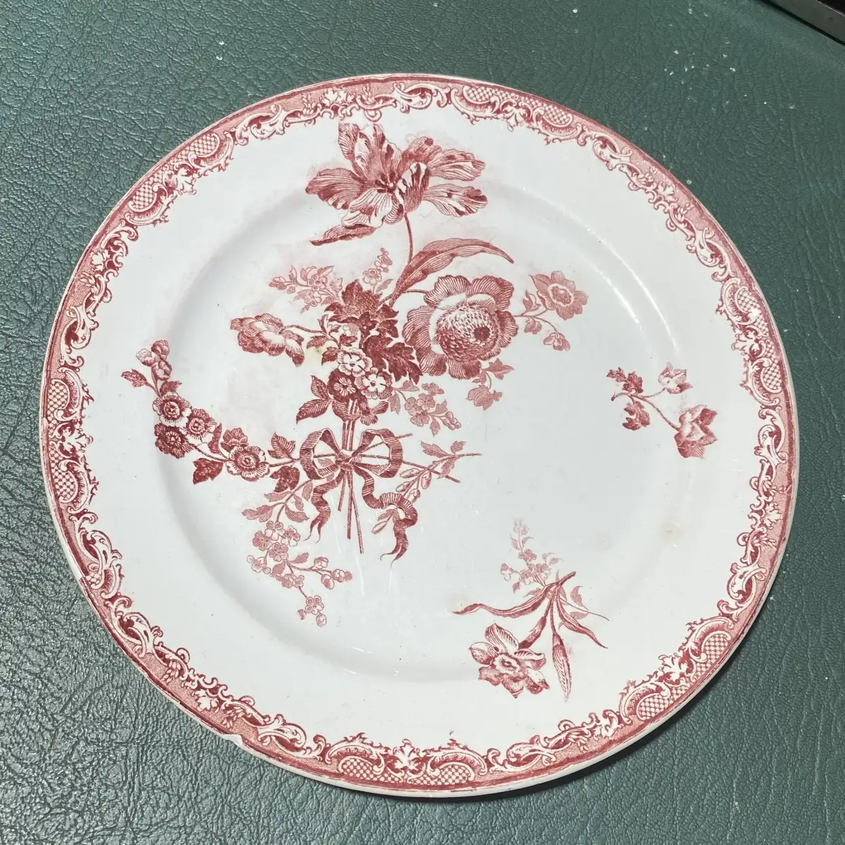 Assiette plate Sarreguemines