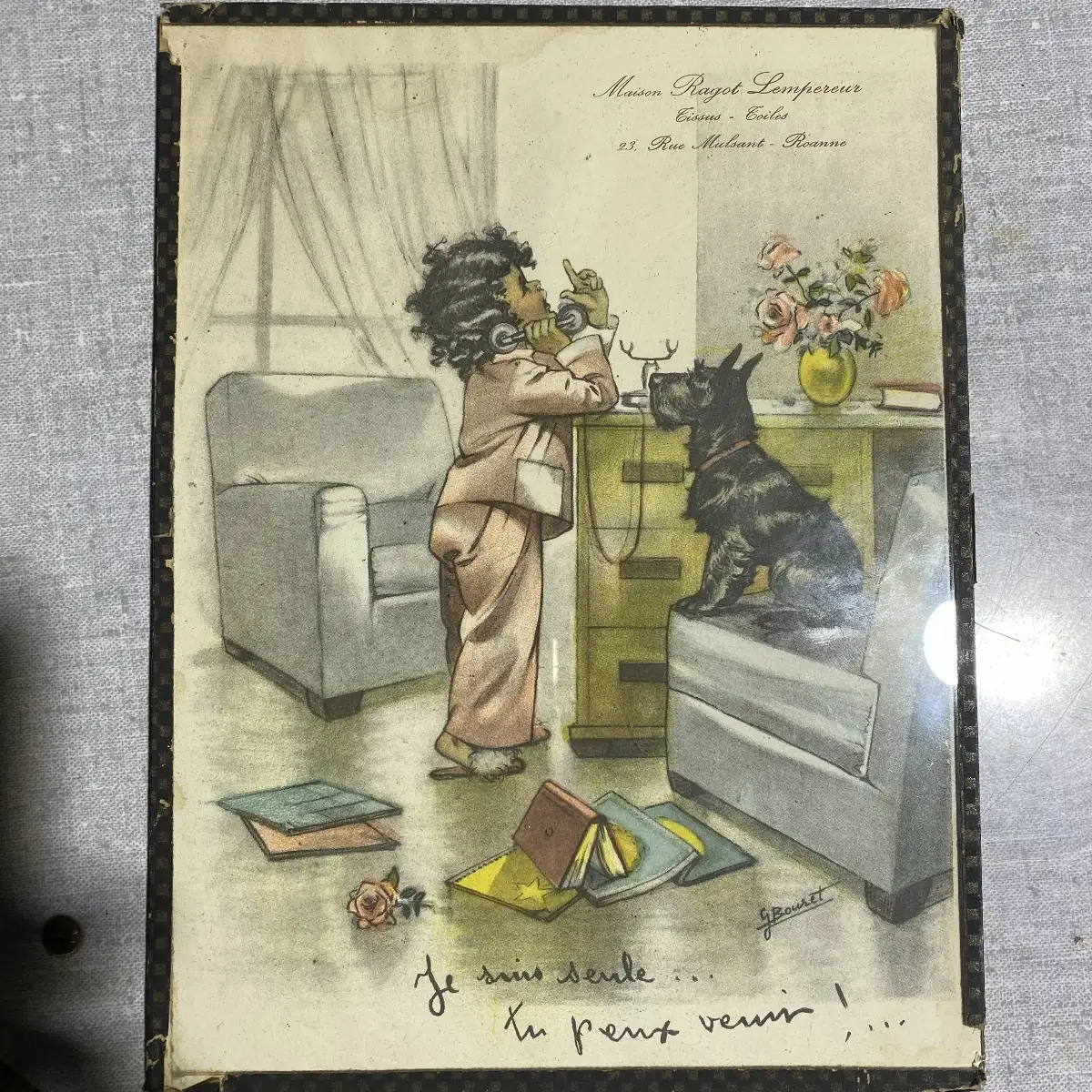 Gravure Germaine Bouret